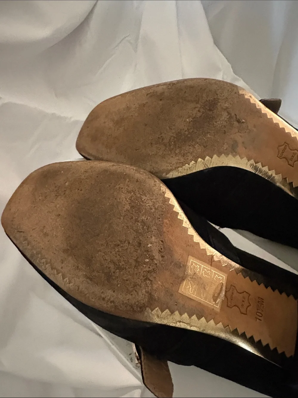 Tory Burch Black Suede Slip-On Loafers with Gold-Tone Buckle